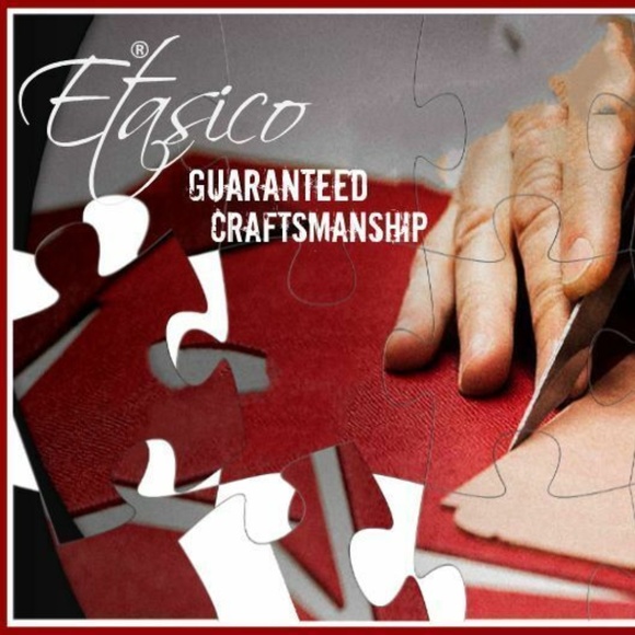 Etasico Leather Handbag Patchwork Snakeskin Bag - Picture 8 of 8